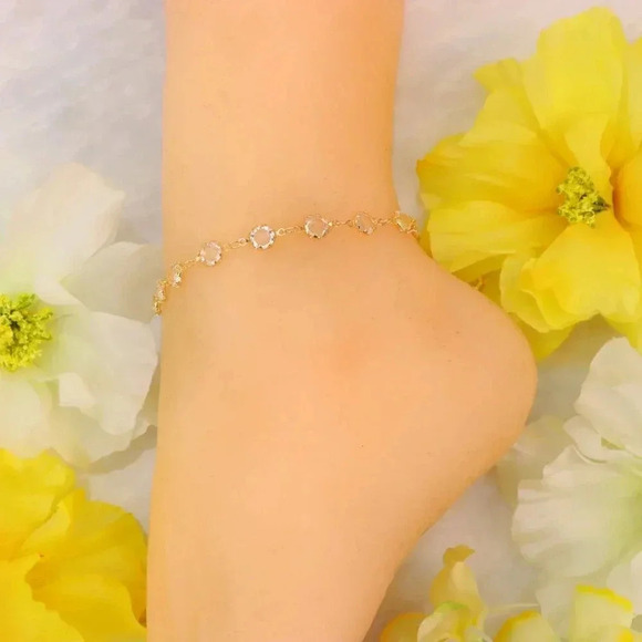 Minimalist Anklet, Sleek & Modern Design, Women’s Fashion, YC110466-A - Picture 9 of 10